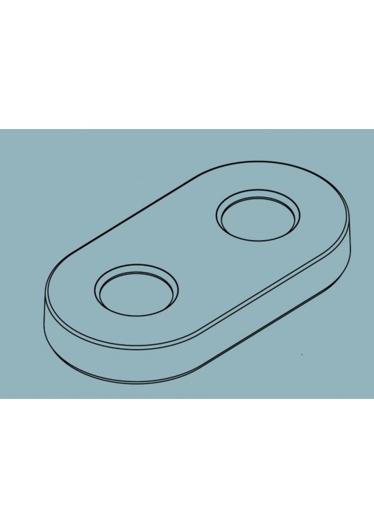CBS Dual Clamp Cover Plate