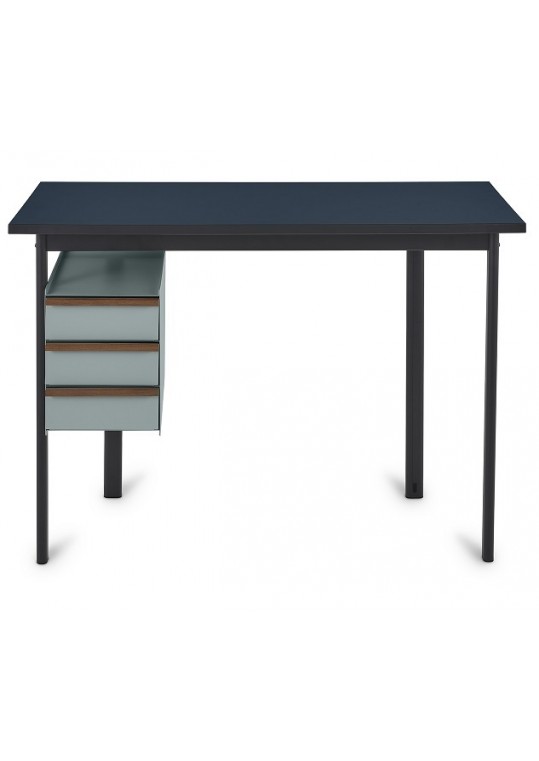 Mode Desk with Deep Sea Glacier Top