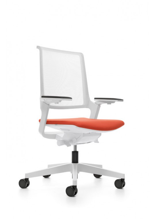 MOVYis3 White Frame with Height Adjustable Arms