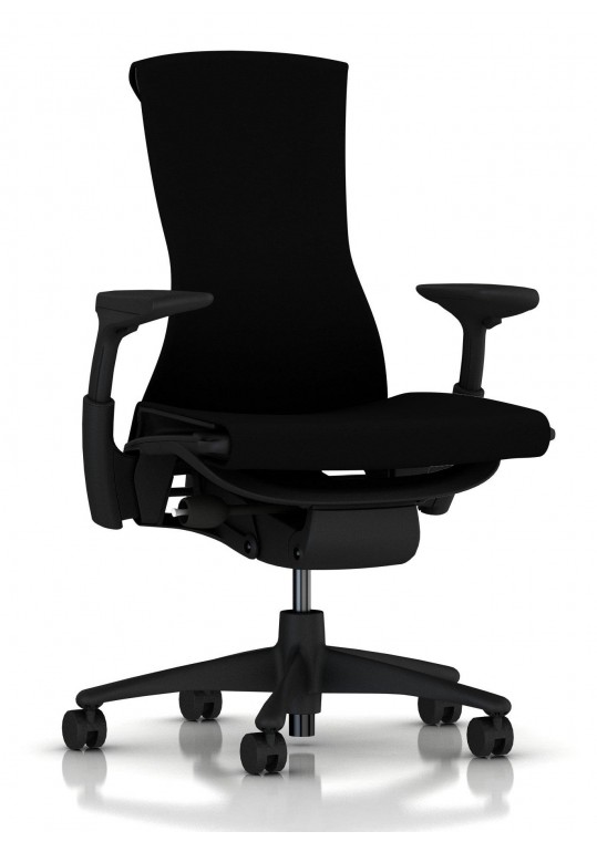 Embody Chair Quick Ship Black Front