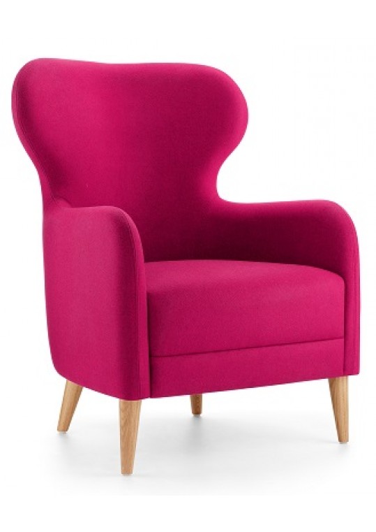 Lyndon Design Mrs Low Back Wing Chair Front