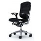 Okamura Contessa Mesh Chair Front Polished Base & Frame