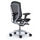 Okamura Contessa Chair Matt Silver Base & Frame