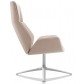 Kruze High Back Lounge Chair Upholstered Back Side