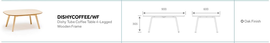Dishy Coffe Table Small Dimensions 